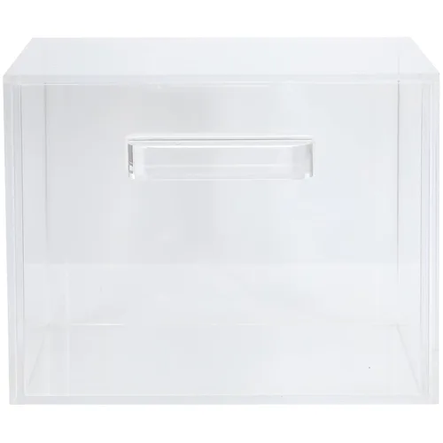 Miniatura 2 de ForPro Premium Pure & Simple XL - Soporte acrílico para toalla facial con cajón, capacidad para 50 toallas faciales XL puras y simples, desechable