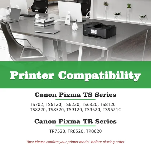 Miniatura 2 de Cartuchos de tinta compatibles de repuesto para Canon c280xxl pg280 bk PGI-280 PGI-280XXL BK tanque de tinta negra (paquete de 2) funciona