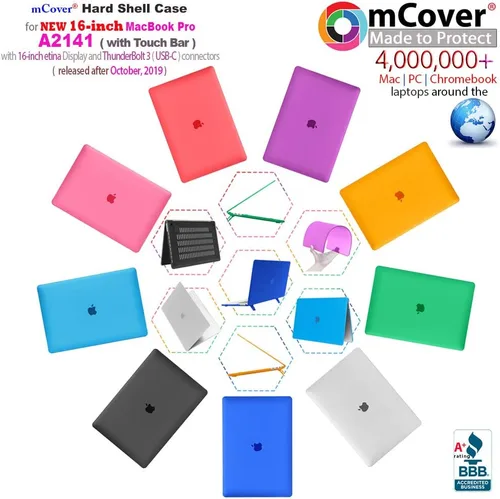 Miniatura 2 de mCover Funda rígida para MacBook Pro modelo A2141 de 16 pulgadas de finales de 2019