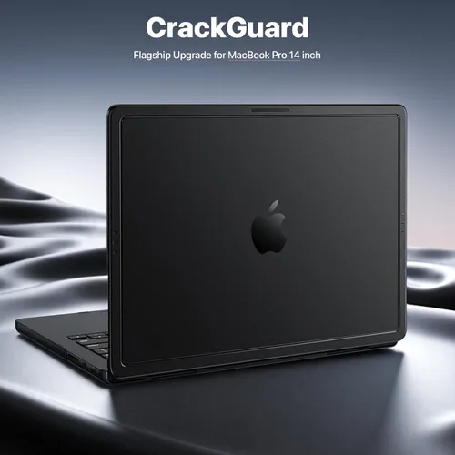 Miniatura 2 de Soonjet Anti-Crack para MacBook Pro de 14 pulgadas Funda 2025-2021 M5 M4 M3 M2 M1 Pro/Max 100% Color Oficial Funda Protectora de Carcasa Dura