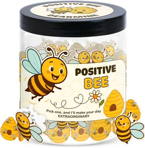 Miniatura 15 de Tarro de Manzanas Positivo con 60 Tarjetas de Afirmación Diaria, Regalo de Apoyo Emocional de Manzanas, Tarjetas de Manzanas, Regalos Divertidos