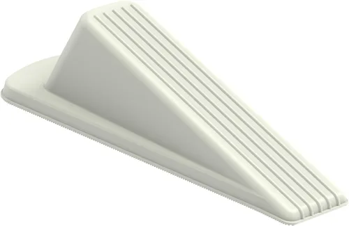 Miniatura 12 de Crosize Topes de puerta para parte inferior de la puerta, topes de puerta de goma premium, cuña de puerta resistente para alfombra, baldosa, Blanco