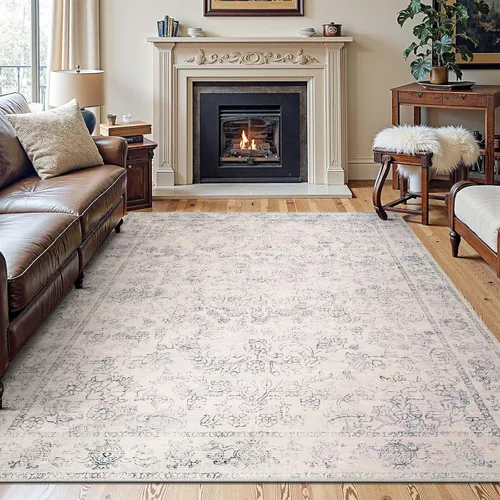 Miniatura 127 de jinchan Lima - Alfombra de pasillo lavable de 2 x 6 pies, antideslizante, de pelo corto, suave, ultrafina, alfombra envejecida para casa de campo