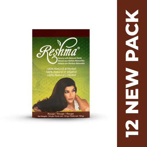 Miniatura 2 de Reshma Beauty Ayurvedic Henna Hair Color Blend – Henna, Indigo & Herbal Extracts – Natural Red/Rouge Hair Color for Gray Blending – Heena Mehendi