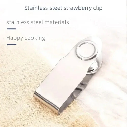 Miniatura 6 de 2 piezas de acero inoxidable fresa descorazonador de tallos de fresa, accesorios de cocina, patatas, piñas, zanahorias, tomate, descorazonador