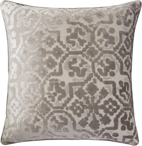Miniatura 9 de Funda de almohada moderna de terciopelo (juego de 2 unidades, 12 x 20 pulgadas, gris)
