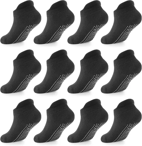 Miniatura 13 de LA ACTIVE Calcetines con agarre antideslizante para tobillos para niños y niñas con suela antideslizante para bebés, niños pequeños y niños