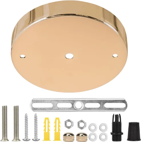Miniatura 8 de Sangle Sopffy Pendant Light Canopy Kit, 5 1/8 Inches Ceiling Lighting Canopy Kit with All Mounting Hardware Modern Chandelier Ceiling Plate Cover