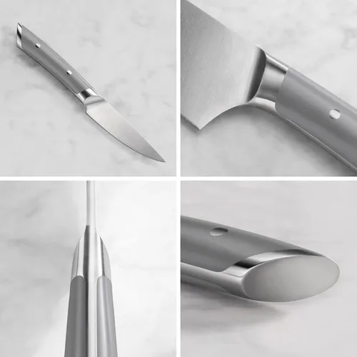 Miniatura 3 de Cangshan HELENA Serie Alemán Acero Forjado 3.5" Cuchillo de Pelar con Funda (Gris)