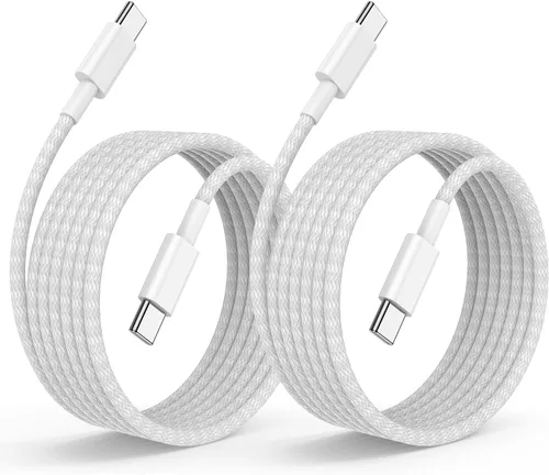 Miniatura 10 de Cable de carga rápida USB C a C de 10 pies, cable de carga largo tipo C a USB C para Apple iPhone 17 Pro Max/17 Air/16 Pro/15 Plus, MacBook Pro