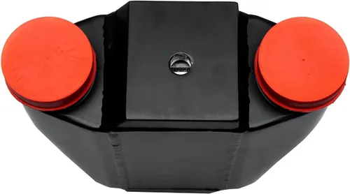 Miniatura 4 de Universal 11" X9.5" X3.5" 2.5" Intercooler de agua a aire Entrada de aire NPT 1/2 Negro