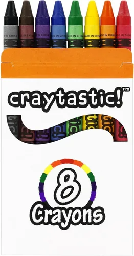 Miniatura 6 de Craytastic! Crayones a granel, 30 cajas individuales de 8 colores/paquete de clase – Tamaño completo, Premium