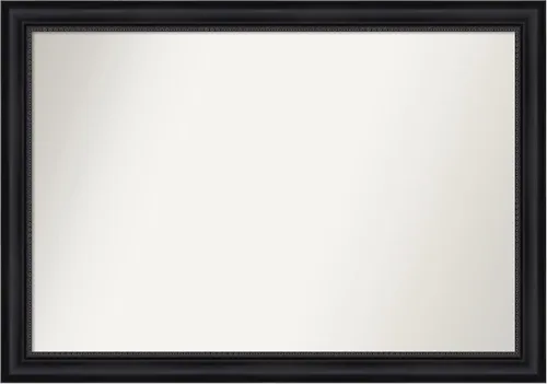 Miniatura 296 de Amanti Art Espejo personalizado, espejo de baño negro Astor, espejo de pared o espejo de tocador de baño sobre el fregadero (25 x 25 pulgadas)