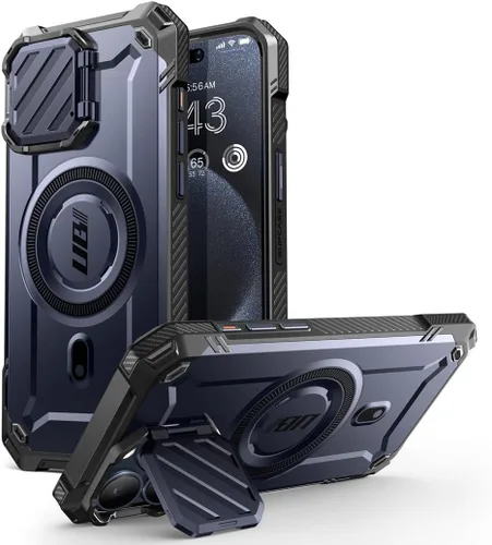 SUPCASE Unicon Beetle Mag XT - Funda para iPhone 15 Pro con soporte, compatible con MagSafe, funda magnética resistente y resistente para iPhone 15