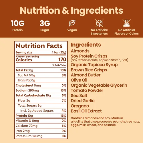 Miniatura 2 de Afar Barras sabrosas de proteínas, bajas en azúcar, altas en proteínas, aperitivos saludables para adultos, barra de reemplazo de comida, textura