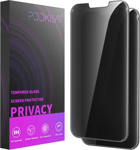 Miniatura 10 de PDDKISS Paquete de 2 protectores de pantalla de privacidad para iPhone 17 Pro Max de vidrio templado de 6.9 pulgadas + 2 protectores de lente