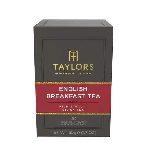 Miniatura 18 de Taylors of Harrogate Classic Chai, té negro, bolsas envueltas individualmente, 20 unidades (paquete de 1), especiado, aromático y cálido