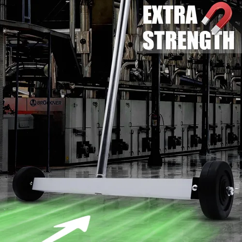 Miniatura 7 de GRIP Barredora magnética de 17 pulgadas a 8.8 libras de capacidad, se extiende de 23 a 40 pulgadas, fácil limpieza de taller, garaje, construcción