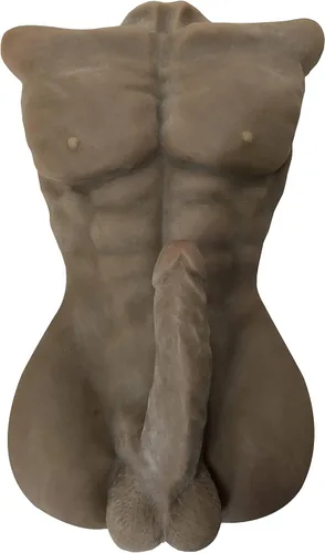 Muñeca sexual masculina para mujeres con consolador realista, muñeca sexual de tamaño real, muñeca sexual de tamaño completo, torso para adultos,