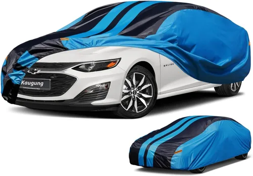 Kaugung - Funda para auto a medida para Chevy Chevrolet Malibu (2016-2025), impermeable para todo tipo de clima, cubierta exterior completa para