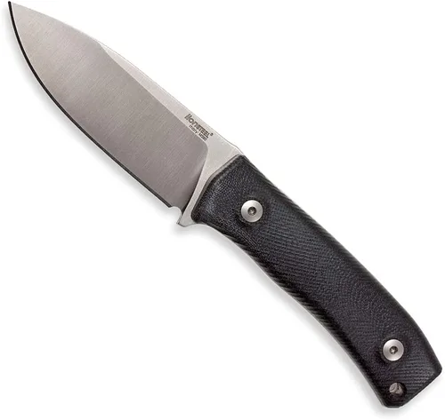 LionSTEEL M4 Hoja Fija FatCarbon - Cachas de mango de fibra de carbono que brillan en la oscuridad, construcción de espiga extendida completa, hoja