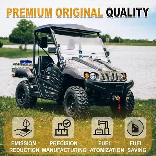 Miniatura 2 de Chikia Inyector de combustible Hisun 700 con pernos de repuesto para Hisun UTV ATV 700 750 Massimo MSU 700, Axis 700, YS700, Cub cadet, Coleman