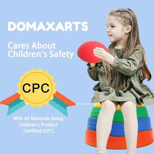 Miniatura 3 de Balance Stepping Stones for Kids, 5pcs Sensory Stepping Stones, Indoor & Outdoor Obstacle Course Play Equipment, Enhances Toddler Gross Motor &