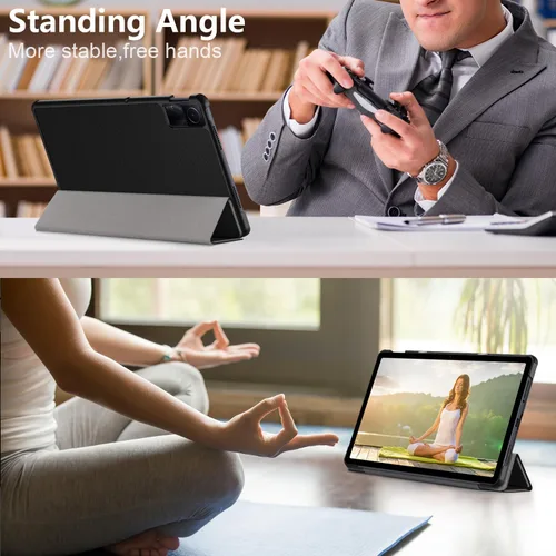 Miniatura 5 de Funda para Xiaomi Redmi Pad SE de 11 pulgadas, carcasa rígida con soporte delgado y parte trasera protectora para Redmi Pad SE 11 2023 con función