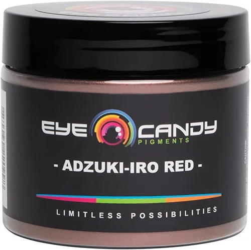 Miniatura 5 de Eye Candy Polvo de pigmento de mica premium Adzuki-IRO rojo (50 G), multiusos, aditivo para artes y manualidades, epoxi, arte de resina, esmalte