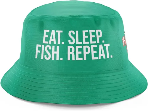 Miniatura 16 de Regalos de pesca para hombres, WTF Wheres The Fish, divertido sombrero de pesca, sombrero de pescador, sombrero de sol para pesca Wtf - Verde