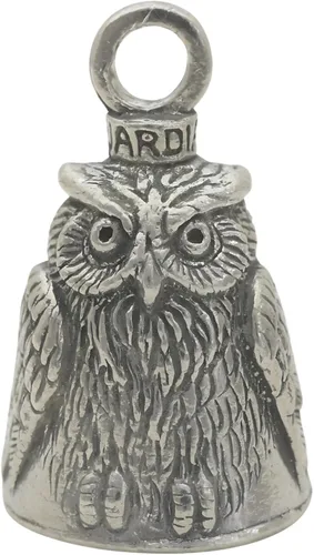 Miniatura 30 de Campana Guardian Bell de Animales para Buena Suerte con Llavero y Bolsa de Regalo de Terciopelo Negro Campana para Motocicleta De peltre sin Koi
