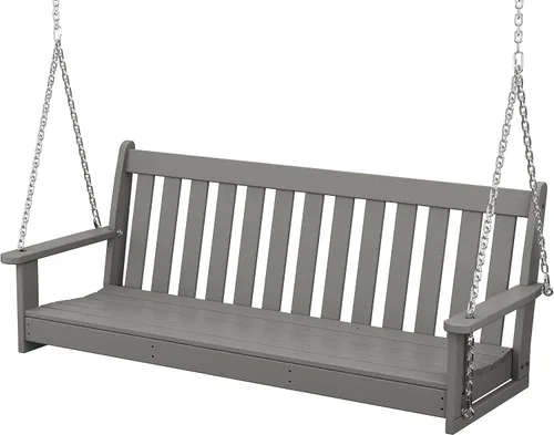 Miniatura 12 de POLYWOOD GNS60BL Vineyard - Columpio para exteriores de 60 pulgadas, color negro