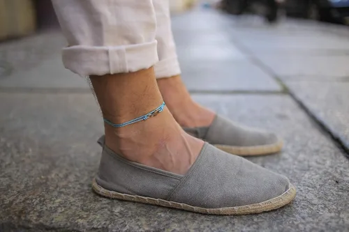 Miniatura 35 de Made by Nami Surfer Anklet with Snap Hook Clasp Waterproof & Adjustable Thin String Ankle Bracelets for Women and Men Handmade Jewelry for Beach and
