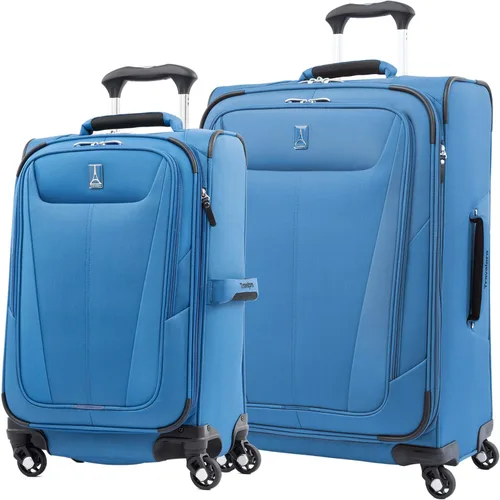 Miniatura 246 de Travelpro Maxlite 5 - Juego de 2 piezas de equipaje de mano de tela, expandibles con 4 ruedas giratorias, bolso blando para debajo del asiento, Negro