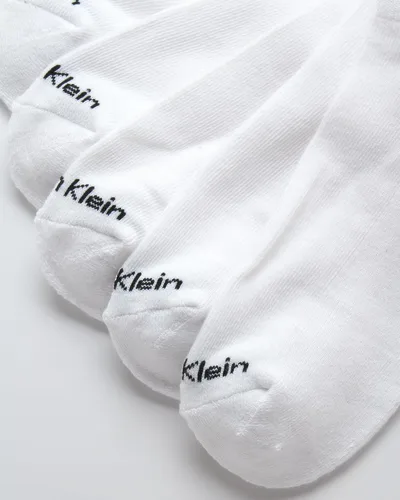 Miniatura 154 de Calvin Klein Calcetines para hombre, mezcla de algodón, acolchados, sin talla, forro de calcetines atléticos (6 unidades)