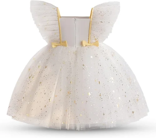 Miniatura 2 de NNJXD Baby Girl Princess Dress Bowknot Sequins Dresses