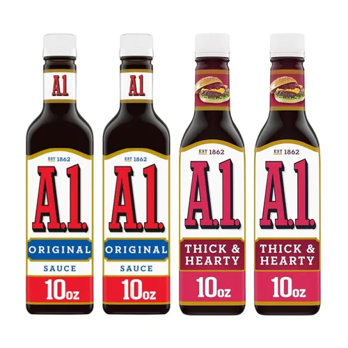 Miniatura 10 de A.1. Salsa para Bistec Bold & Spicy, botella de 10 oz (paquete de 3)