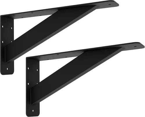 Miniatura 9 de 2 soportes de estante resistentes para encimera, soportes de estante de 10 x 10 pulgadas, soportes de estante flotante de bricolaje que soporta 90