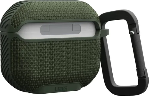 Miniatura 4 de UAG - Funda diseñada para AirPods (3ª generación 2021) Metropolis Ballistic ARMR Olive Drab, funda protectora resistente compatible con carga