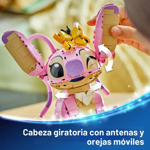 Miniatura 4 de LEGO Disney Angel Lilo & Stitch Juguete para niños, decoración de habitación y juego de construcción para niñas y niños, a partir de 9 años, idea