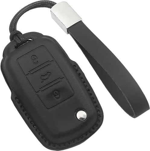 Miniatura 25 de Funda para llavero Volkswagen, funda para llavero Volkswagen VW Jetta Beetle Bora Eosvw Rabbit up Caravelle Multivan Santana Skoda Accesorios