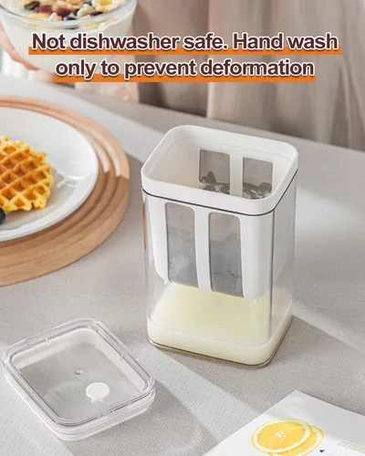 Miniatura 7 de Colador de yogur griego de 19 onzas líquidas, filtro de leche de yogur griego grueso, colador de alimentos, colador de yogur griego con bolsa