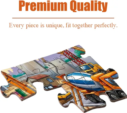 Miniatura 4 de 100 Piece Puzzles for Kids Ages 4-6 6-8 8-10, 100 Piece Construction Site Learning Educational Jigsaw Puzzles, Vehicle Kids Puzzles Ages 5-8 Gifts