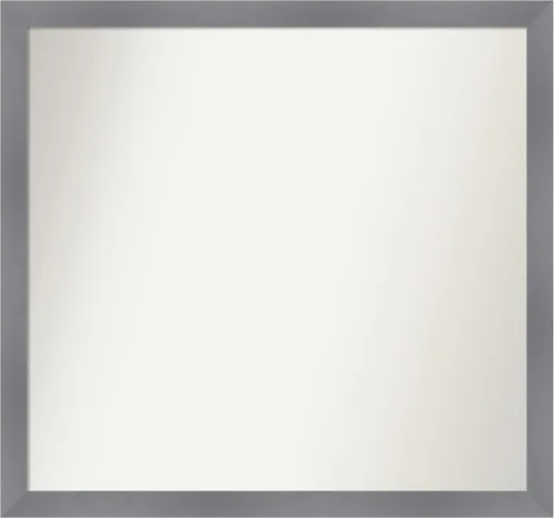 Miniatura 290 de Amanti Art Espejo personalizado, espejo de baño gris plomo a rayas, espejo de pared o espejo de tocador de baño sobre el fregadero
