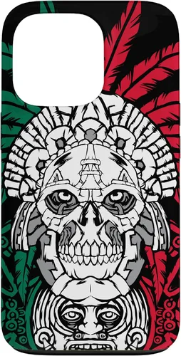 Miniatura 10 de iPhone 11 Pro Max Aztec Warrior Skull - Ancestros mexicanos - Funda de raíces mexicanas