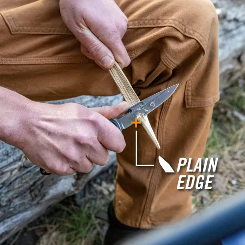 Miniatura 6 de Gerber Gear Affinity - Cuchillo de bolsillo plegable con borde liso D2, hoja de 3.6 pulgadas, cobre