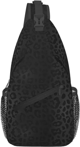 Miniatura 16 de Bolso bandolera para hombres y mujeres, mochila cruzada floral de tulipán pastel, mochila casual de senderismo para viajes, deportes, correr, bolsa