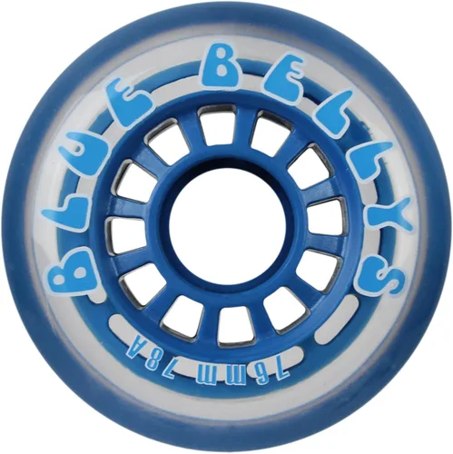 Miniatura 2 de 8 ruedas de patín en línea 2.992 in 78a, transparente/azul