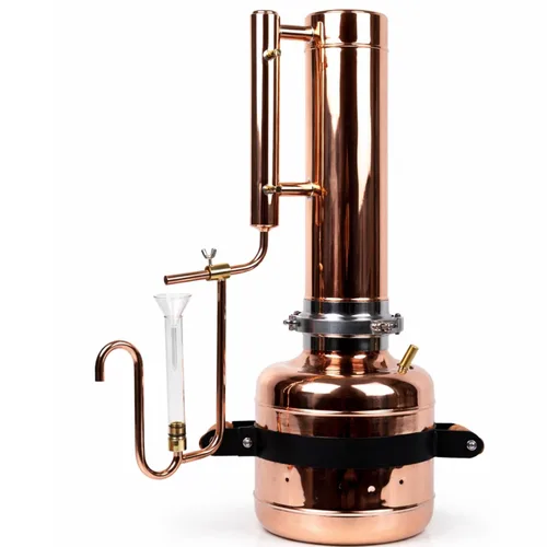Miniatura 10 de Kit de destilador de aceites esenciales para la fabricación y extracción de aceite de destilación al vapor, equipo de destilación para el hogar