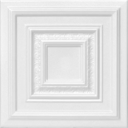 À LA MAISON CEILINGS R31 Chestnut Grove - Azulejos de techo de espuma (21.6 pies cuadrados/caja), paquete de 8, color blanco liso